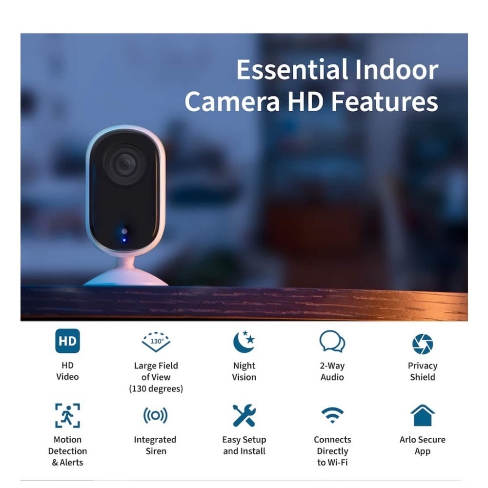 Arlo Live 2K Indoor HD Security Camera - Picture 3 of 6